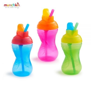 Munchkin Mighty Grip 10oz Straw Cup, 1 pk (More Colors) - Parents